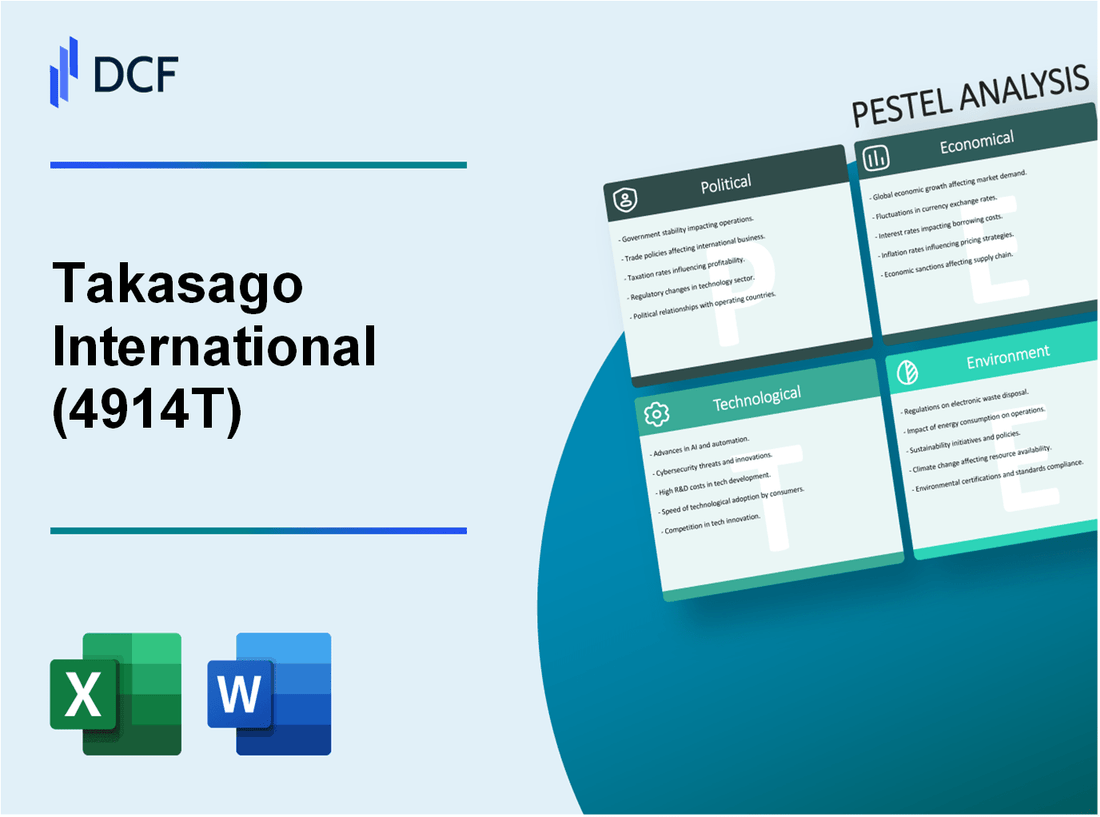 Takasago International Corporation (4914.T): PESTEL Analysis