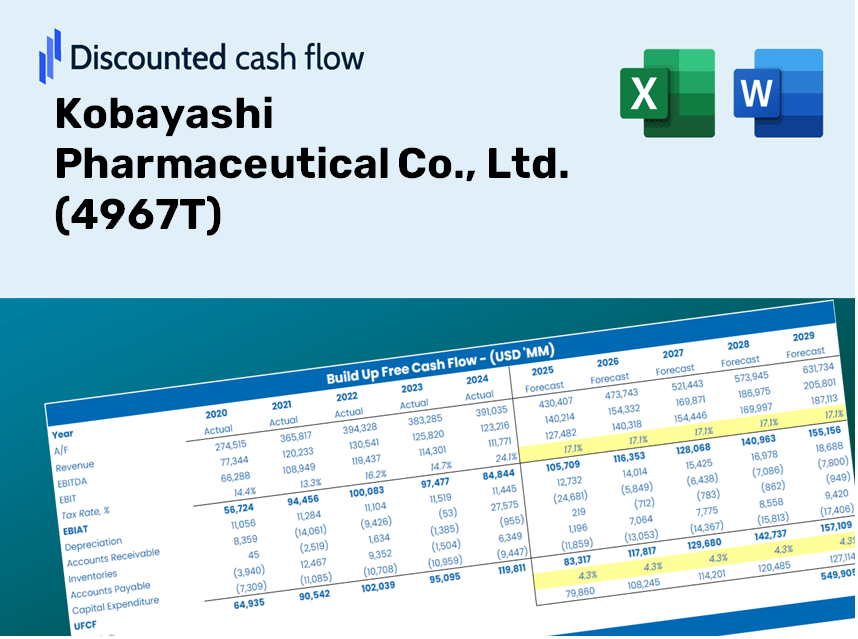 Kobayashi Pharmaceutical Co., Ltd. (4967T) DCF Valuation