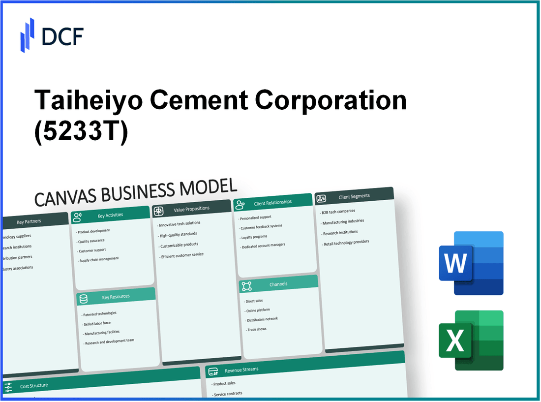 Taiheiyo Cement Corporation (5233.T): Canvas Business Model