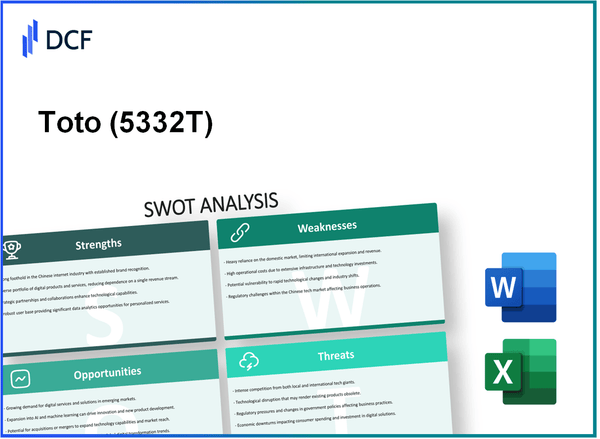 Toto Ltd. (5332.T): SWOT Analysis