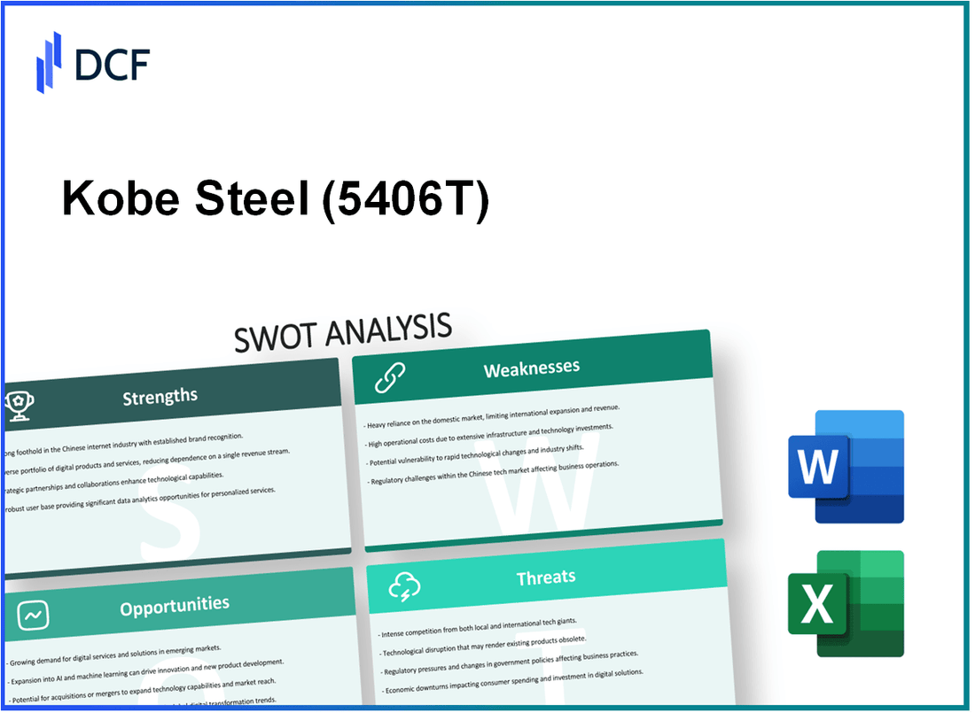 Kobe Steel, Ltd. (5406.T): SWOT Analysis