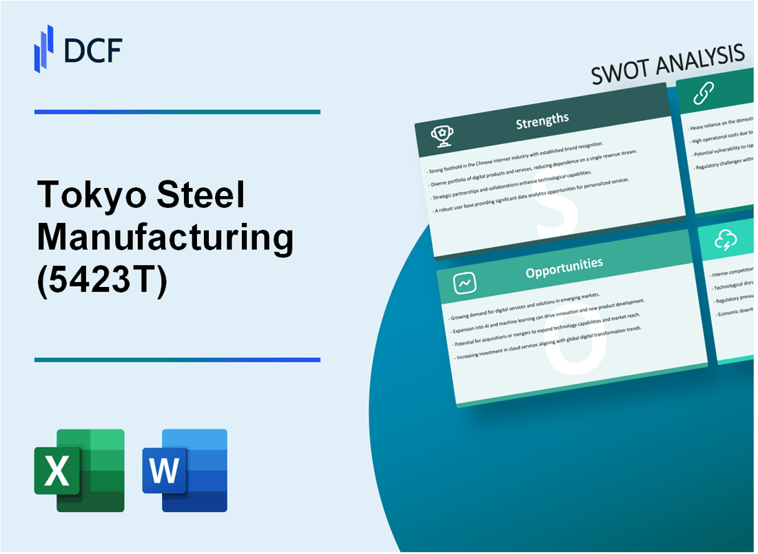 Tokyo Steel Manufacturing Co., Ltd. (5423.T): SWOT Analysis