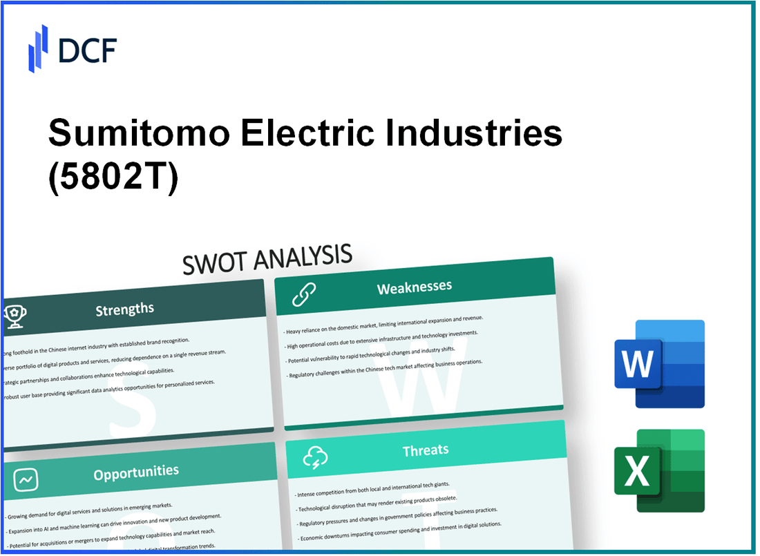 Sumitomo Electric Industries, Ltd. (5802.T): SWOT Analysis