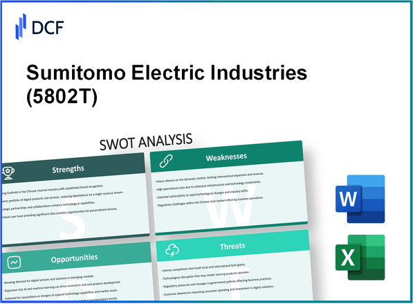Sumitomo Electric Industries, Ltd. (5802.T): SWOT Analysis