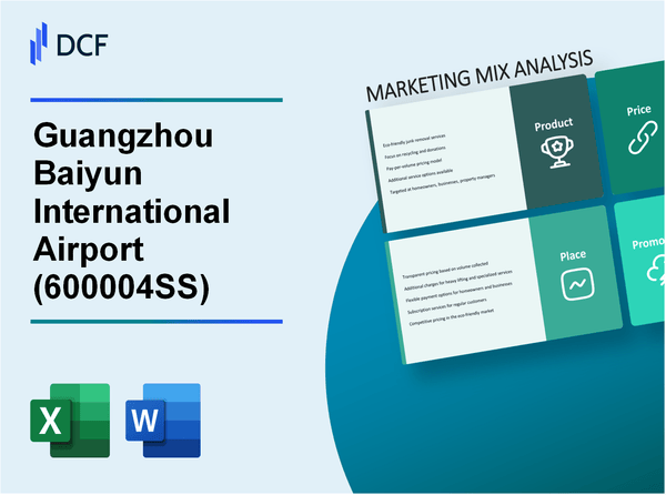 Guangzhou Baiyun International Airport Co., Ltd. (600004.SS): Marketing Mix Analysis