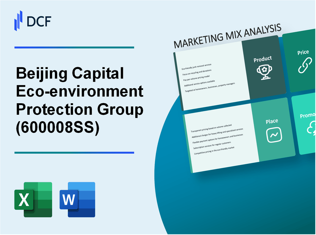 Beijing Capital Eco-environment Protection Group Co.,ltd. (600008.SS): Marketing Mix Analysis