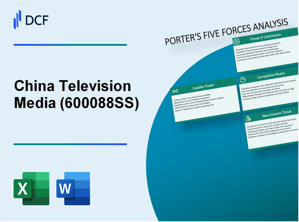 China Television Media (600088.SS): Porter's 5 Forces Analysis