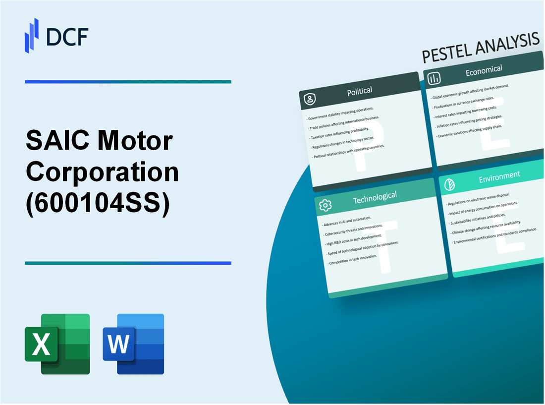 SAIC Motor Corporation Limited (600104.SS): PESTEL Analysis