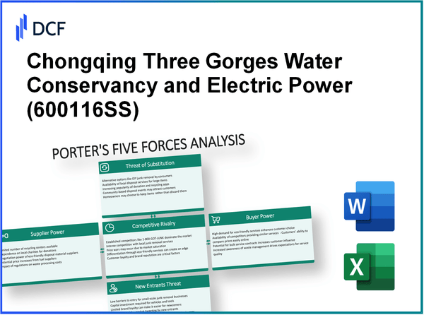 Chongqing Three Gorges Water Conservancy and Electric Power (600116.SS): Porter's 5 Forces Analysis