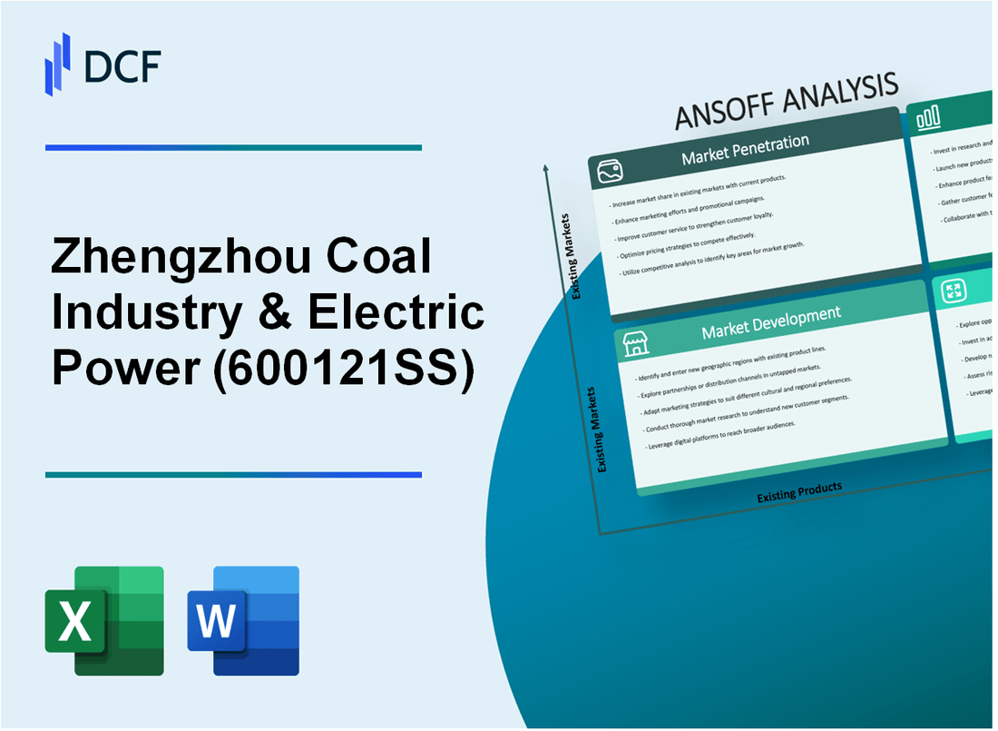 Zhengzhou Coal Industry & Electric Power Co., Ltd. (600121.SS): Ansoff Matrix