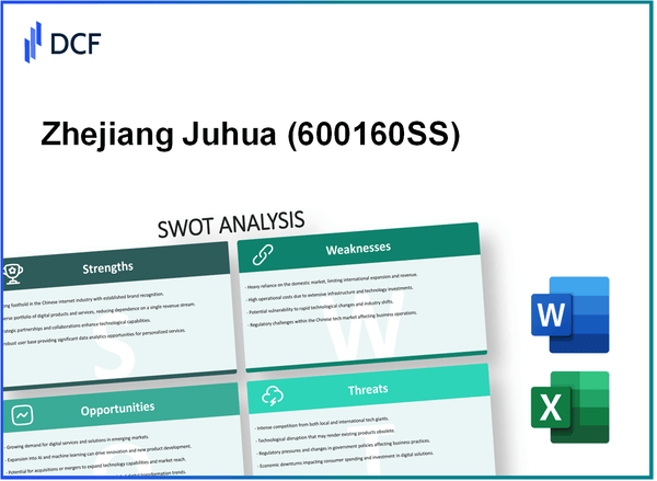 Zhejiang Juhua Co., Ltd. (600160.SS): SWOT Analysis