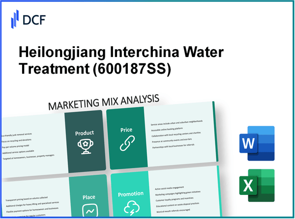 Heilongjiang Interchina Water Treatment Co.,Ltd. (600187.SS): Marketing Mix Analysis