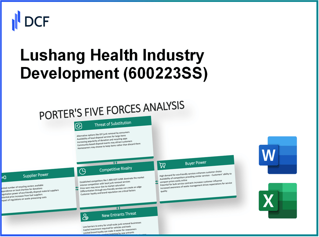 Lushang Health Industry Development (600223.SS): Porter's 5 Forces Analysis