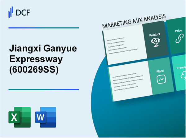 Jiangxi Ganyue Expressway CO.,LTD. (600269.SS): Marketing Mix Analysis