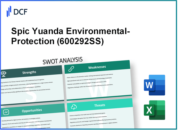 Spic Yuanda Environmental-Protection Co., Ltd. (600292.SS): SWOT Analysis