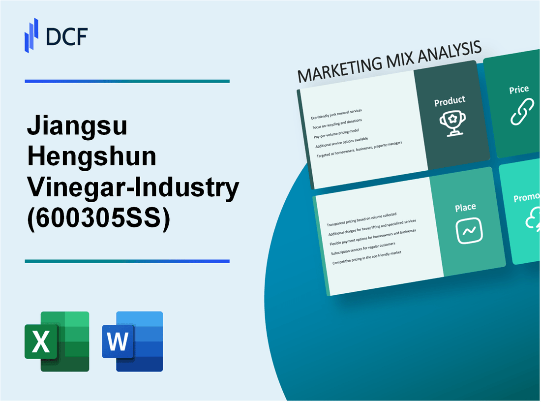 Jiangsu Hengshun Vinegar-Industry Co.,Ltd (600305.SS): Marketing Mix Analysis