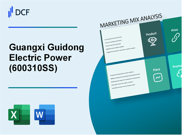 Guangxi Guidong Electric Power Co., Ltd. (600310.SS): Marketing Mix Analysis