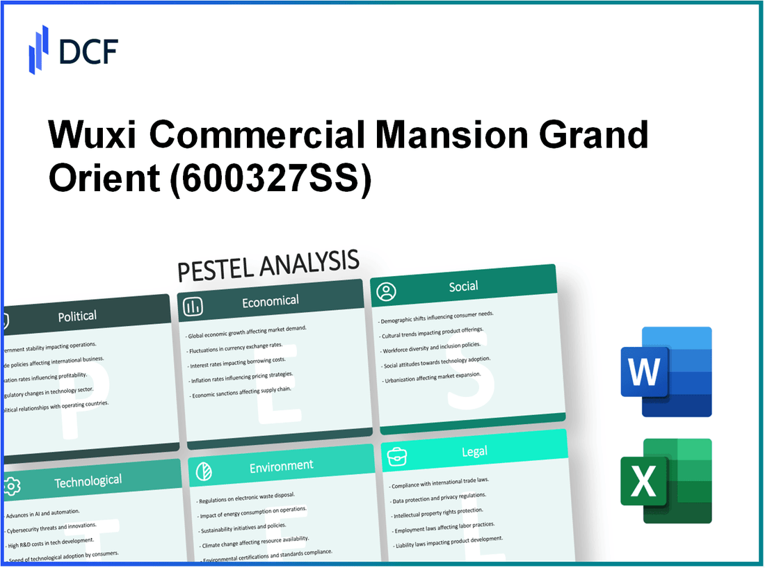 Wuxi Commercial Mansion Grand Orient Co., Ltd. (600327.SS): PESTEL Analysis