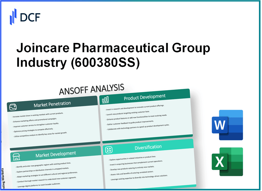 Joincare Pharmaceutical Group Industry Co.,Ltd. (600380.SS): Ansoff Matrix