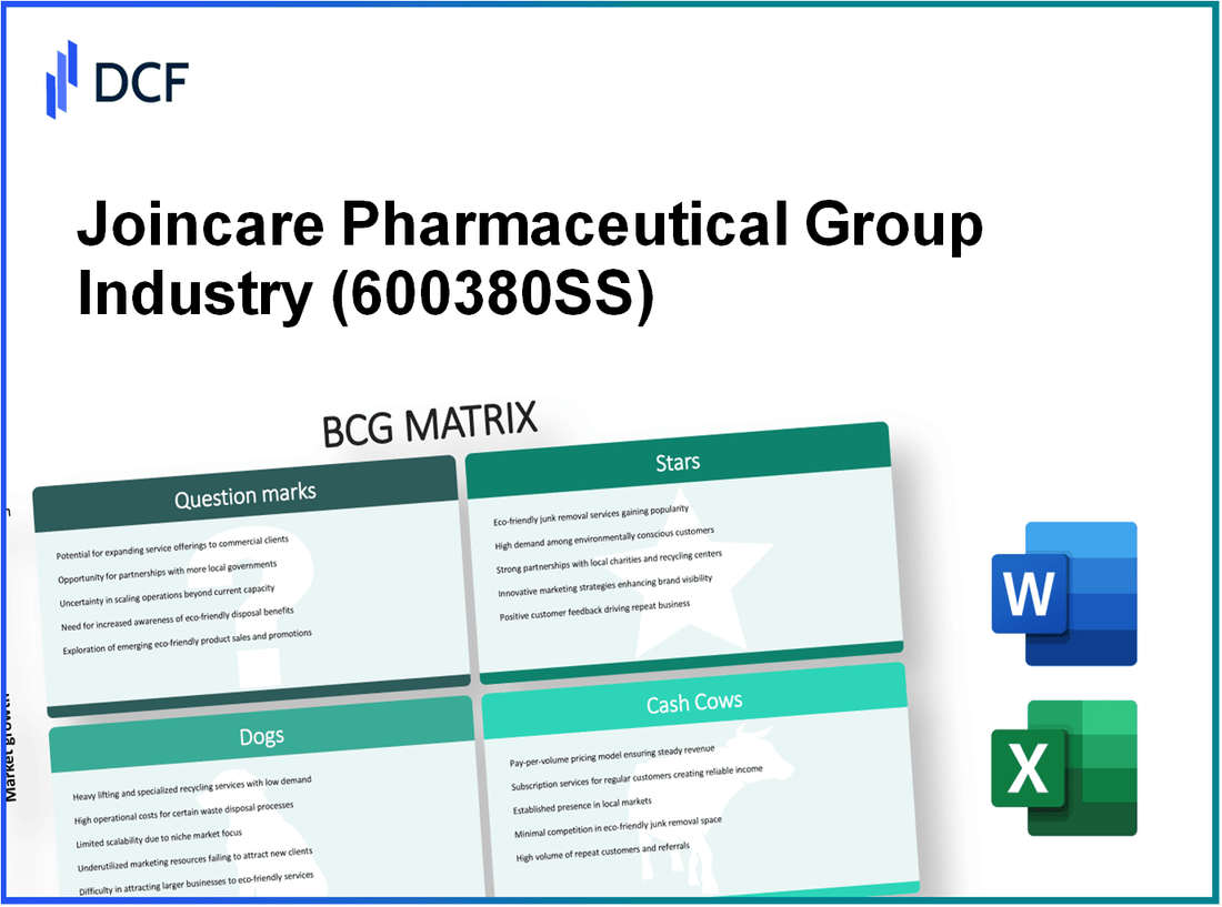 Joincare Pharmaceutical Group Industry Co.,Ltd. (600380.SS): BCG Matrix