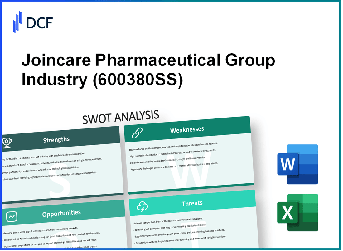 Joincare Pharmaceutical Group Industry Co.,Ltd. (600380.SS): SWOT Analysis