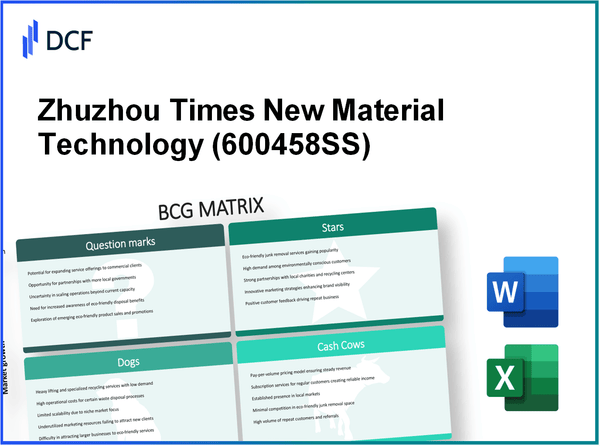 Zhuzhou Times New Material Technology Co., Ltd. (600458.SS): BCG Matrix