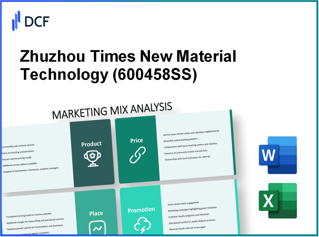 Zhuzhou Times New Material Technology Co., Ltd. (600458.SS): Marketing Mix Analysis