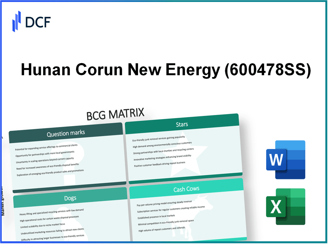 Hunan Corun New Energy Co., Ltd. (600478.SS): BCG Matrix