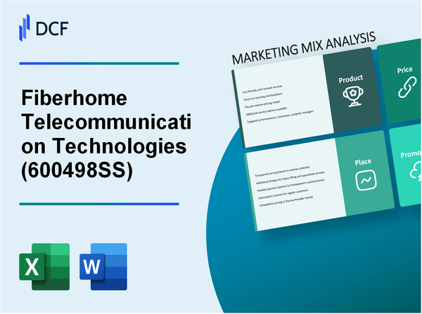 Fiberhome Telecommunication Technologies Co., Ltd. (600498.SS): Marketing Mix Analysis