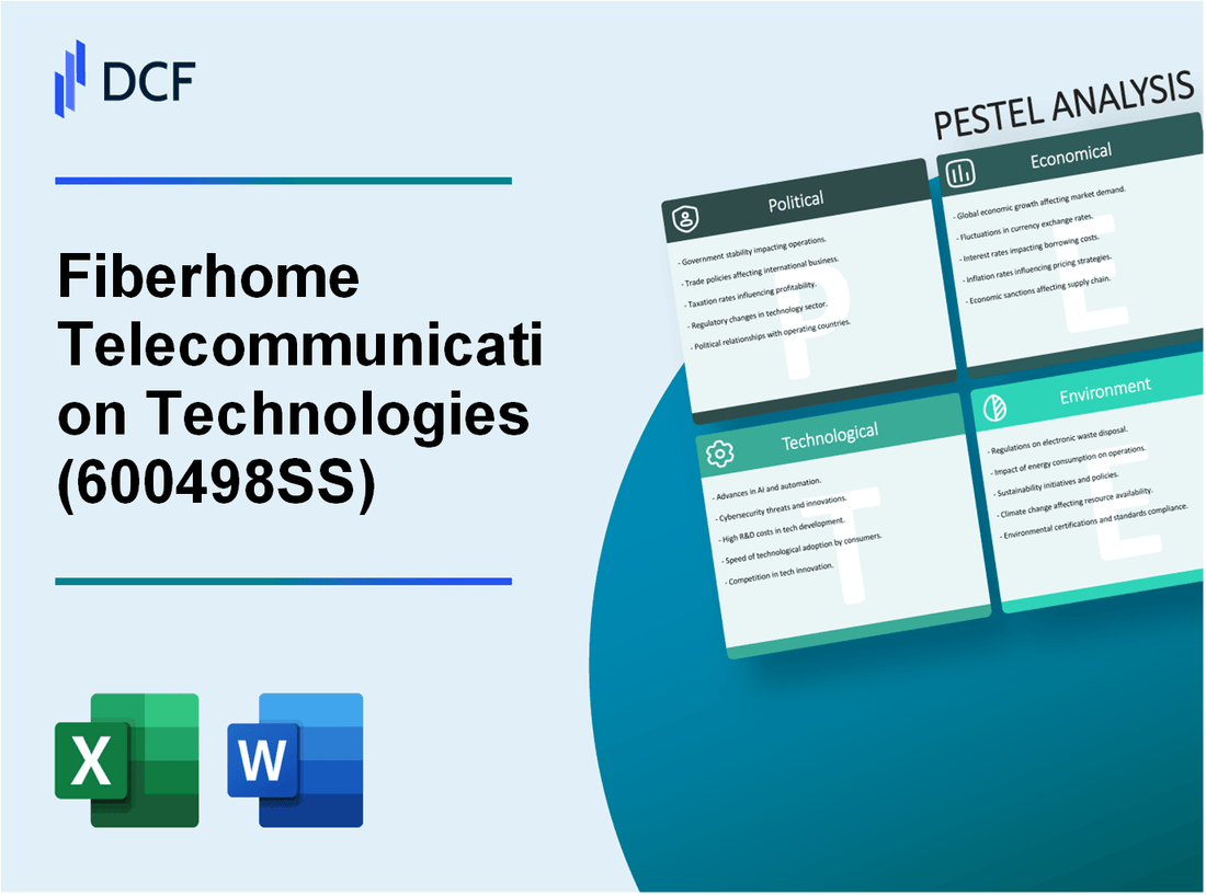 Fiberhome Telecommunication Technologies Co., Ltd. (600498.SS): PESTEL Analysis