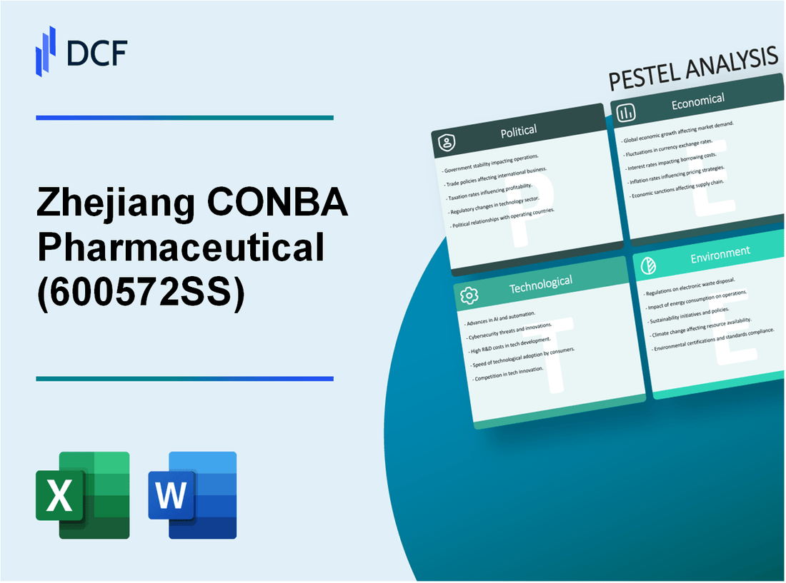 Zhejiang CONBA Pharmaceutical Co.,Ltd. (600572.SS): PESTEL Analysis