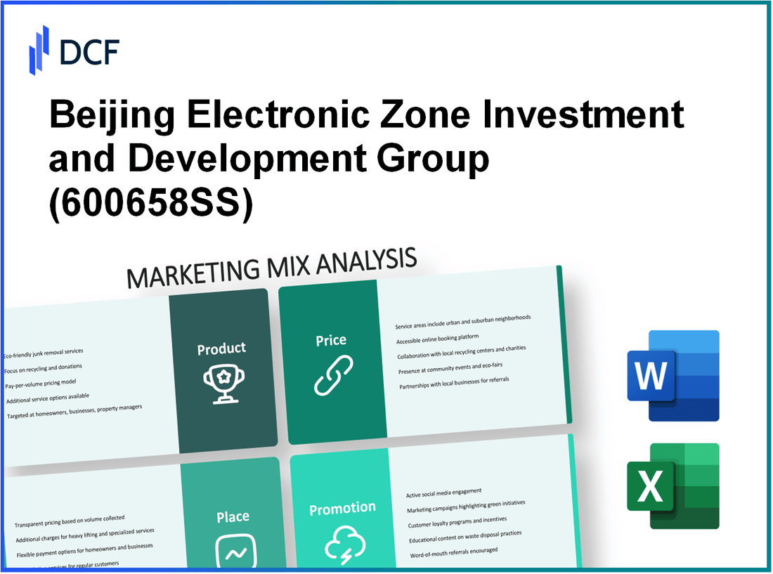 Beijing Electronic Zone Investment and Development Group Co., Ltd. (600658.SS): Marketing Mix Analysis