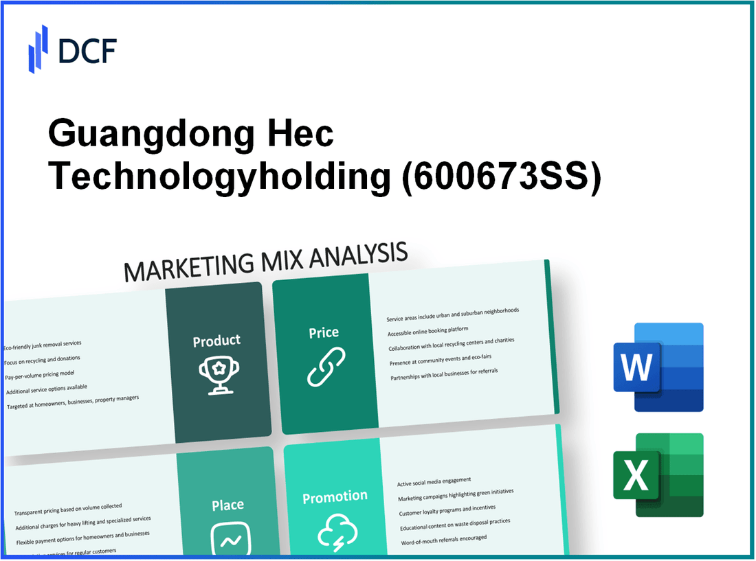 Guangdong Hec Technologyholding Co., Ltd (600673.SS): Marketing Mix Analysis