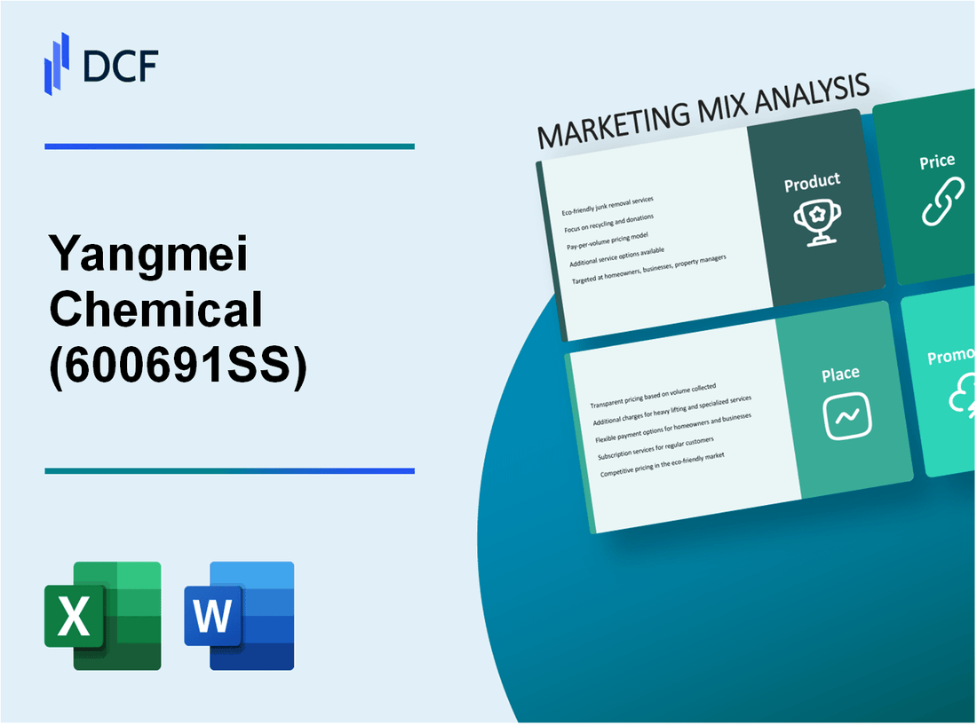 Yangmei Chemical Co.,Ltd (600691.SS): Marketing Mix Analysis