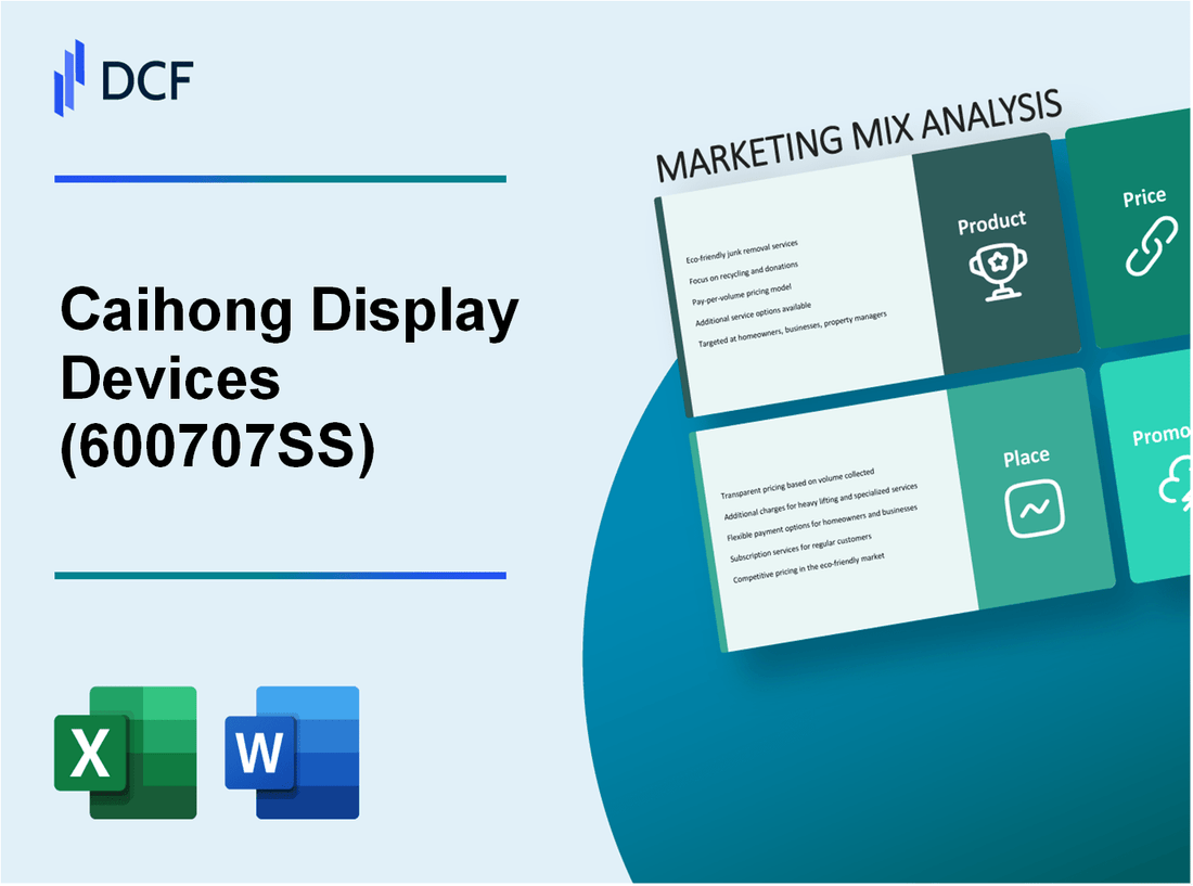 Caihong Display Devices Co.,Ltd. (600707.SS): Marketing Mix Analysis