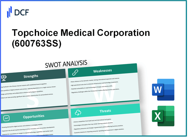 Topchoice Medical Corporation (600763.SS): SWOT Analysis