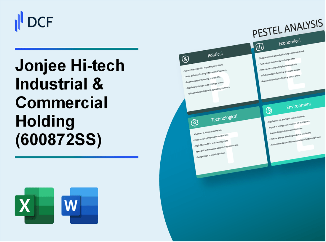 Jonjee Hi-tech Industrial & Commercial Holding Co., Ltd. (600872.SS): PESTEL Analysis