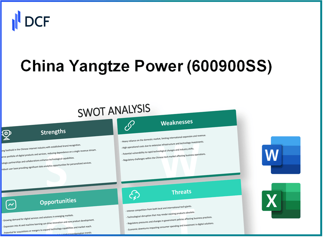 China Yangtze Power Co., Ltd. (600900.SS): SWOT Analysis