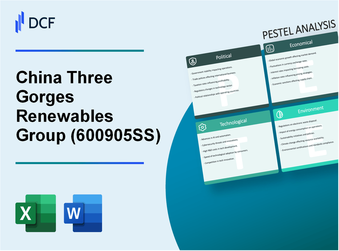 China Three Gorges Renewables Co.,Ltd. (600905.SS): PESTEL Analysis
