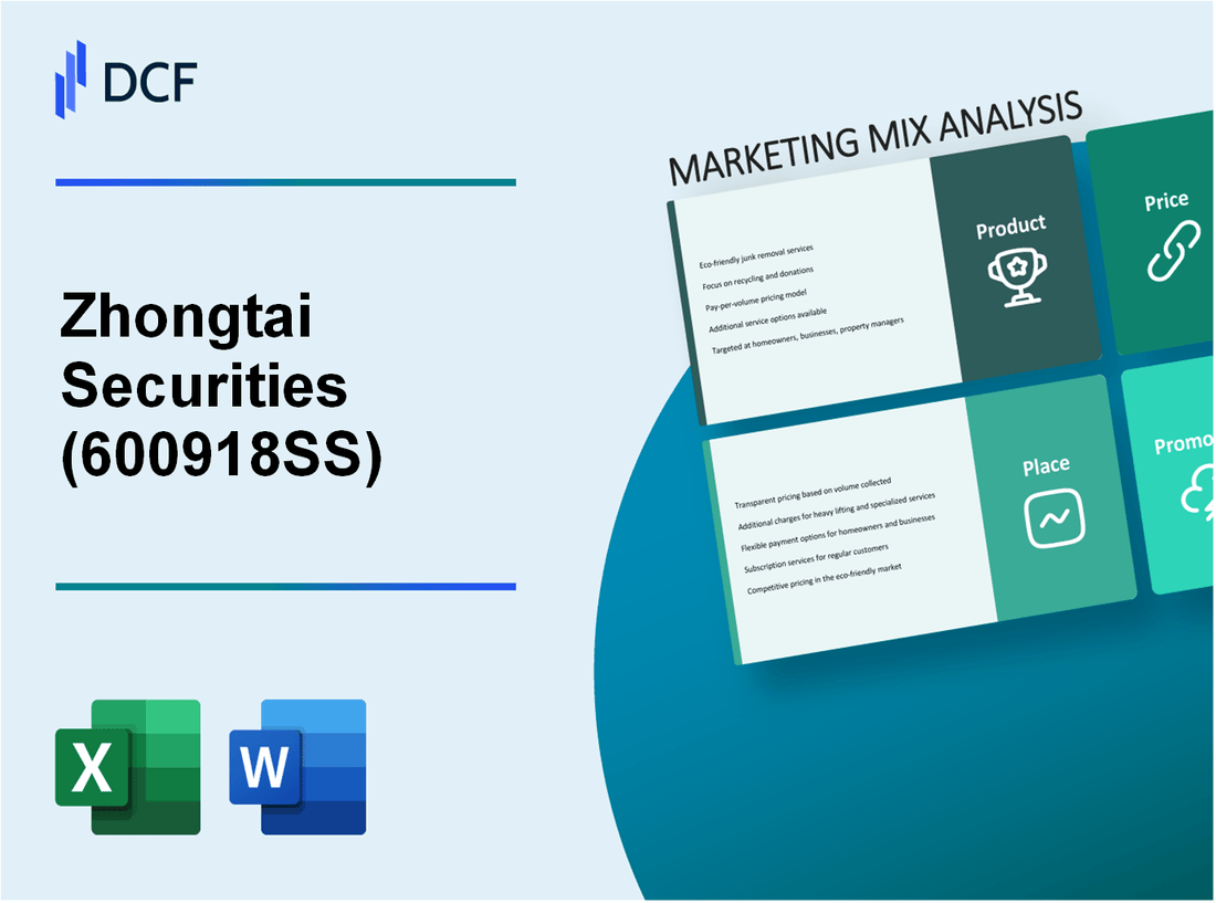 Zhongtai Securities Co., Ltd. (600918.SS): Marketing Mix Analysis