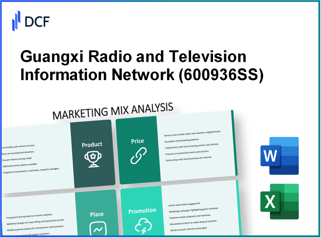 Guangxi Radio and Television Information Network Corporation Limited (600936.SS): Marketing Mix Analysis