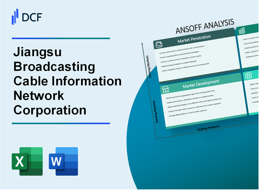 Jiangsu Broadcasting Cable Information Network Corporation Limited (600959.SS): Ansoff Matrix