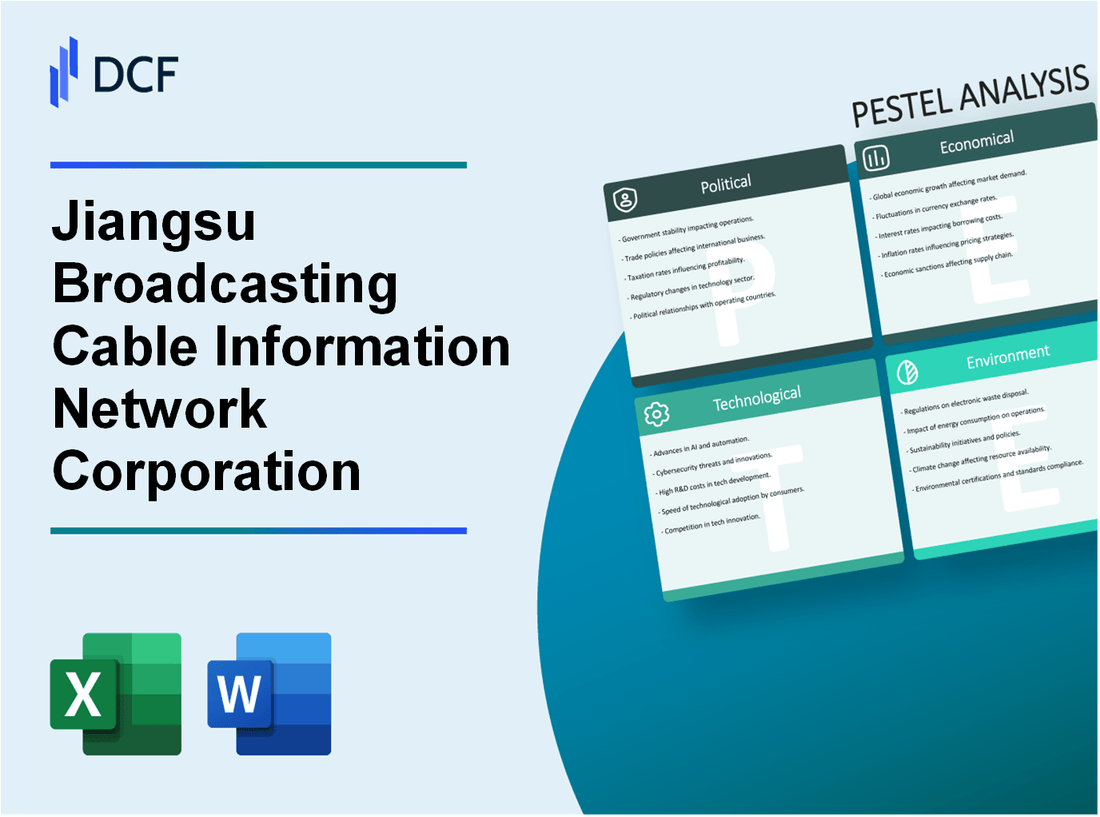 Jiangsu Broadcasting Cable Information Network Corporation Limited (600959.SS): PESTEL Analysis