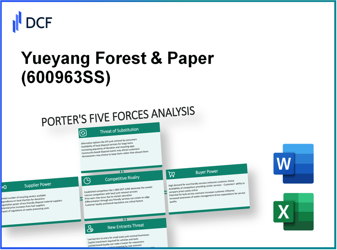 Yueyang Forest & Paper (600963.SS): Porter's 5 Forces Analysis