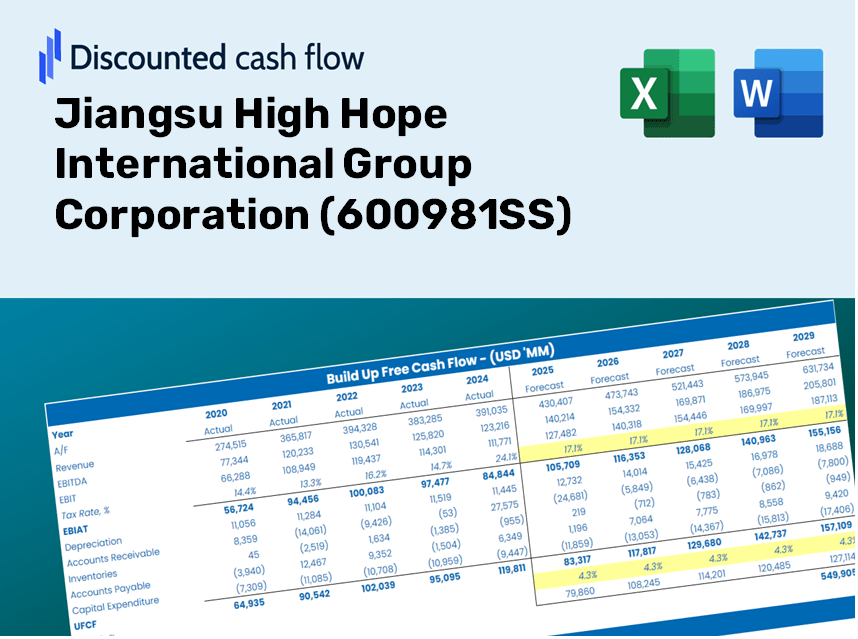 Jiangsu High Hope International Group Corporation (600981SS) DCF Valuation