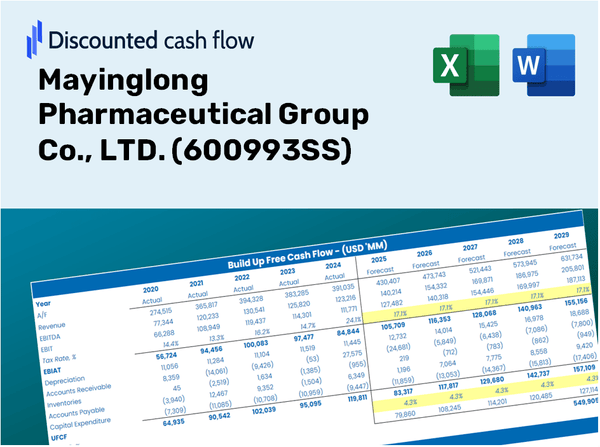 Mayinglong Pharmaceutical Group Co., LTD. (600993SS) DCF Valuation