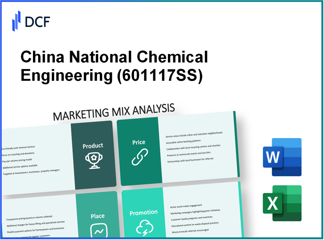 China National Chemical Engineering Co., Ltd (601117.SS): Marketing Mix Analysis