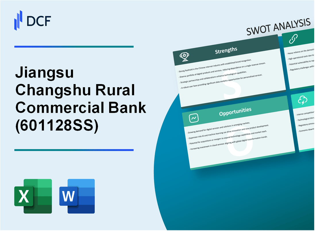 Jiangsu Changshu Rural Commercial Bank Co., Ltd. (601128.SS): SWOT Analysis