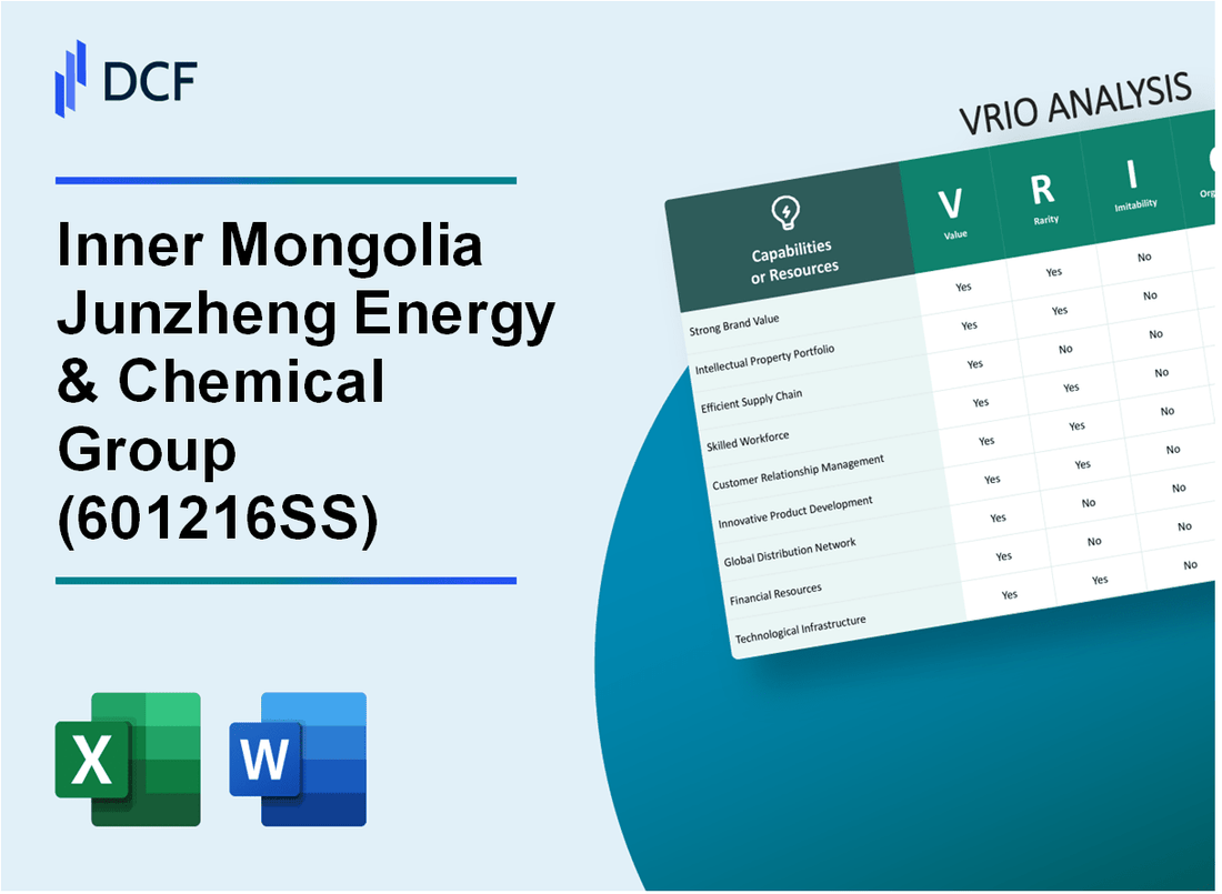 Inner Mongolia Junzheng Energy & Chemical Group Co.,Ltd. (601216.SS): VRIO Analysis