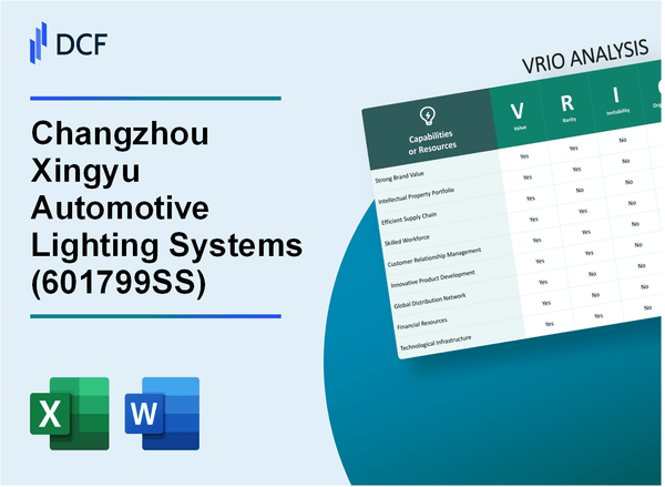 Changzhou Xingyu Automotive Lighting Systems Co.,Ltd. (601799.SS): VRIO Analysis